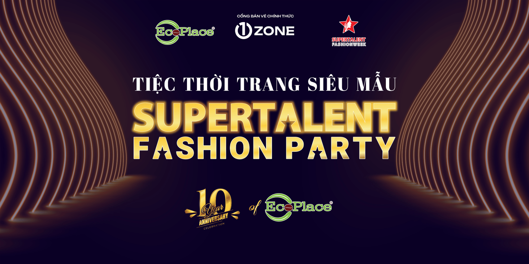 Tiệc thời trang siêu mẫu SUPERTALENT FASHION PARTY